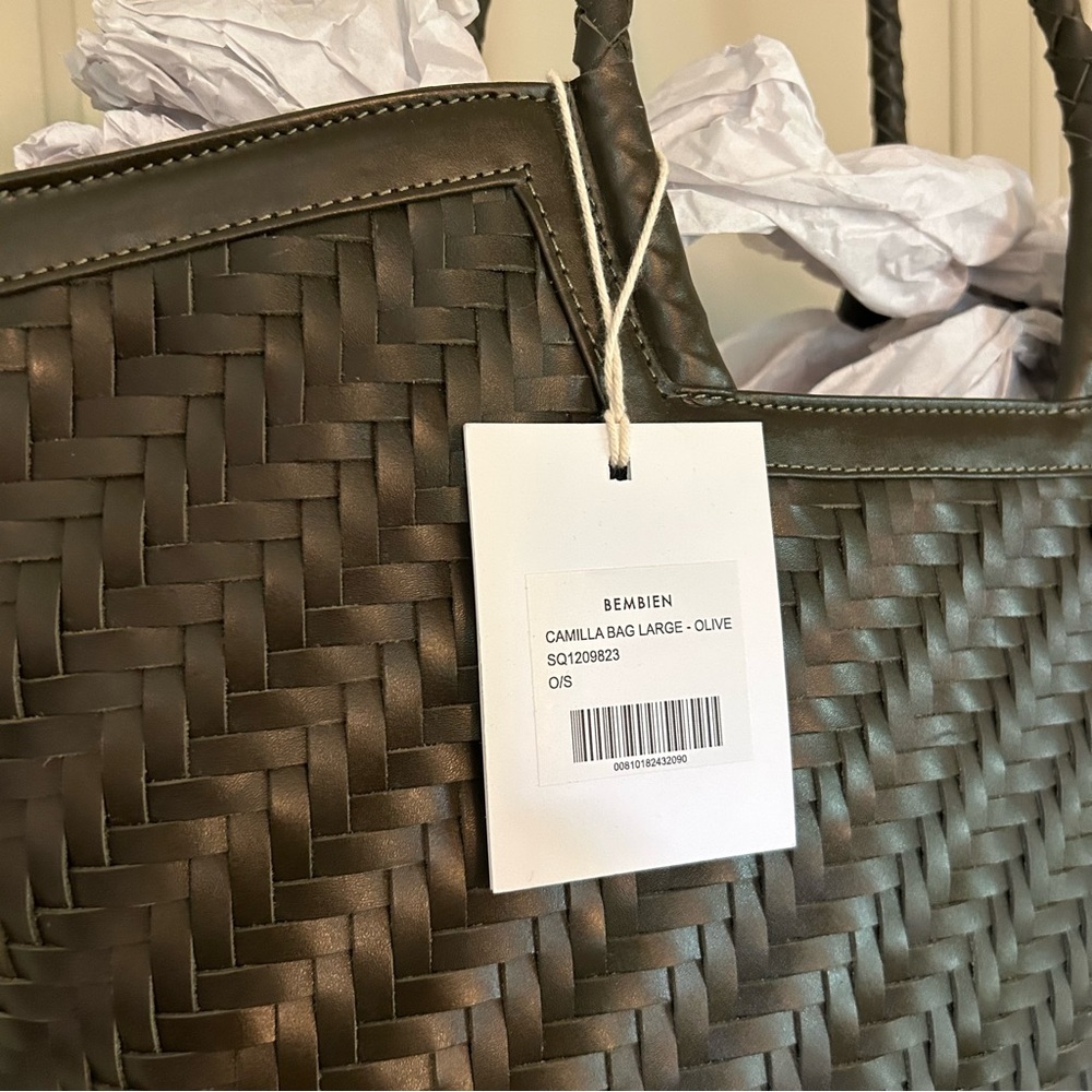 Bembien Camila Bag (Large) Tote in Olive - Picture 3 of 8